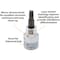 Dynamic Tools 3/8 Drive Torx Head, T50 Bit Regular Length, Chrome Socket D006350 - alternate 2